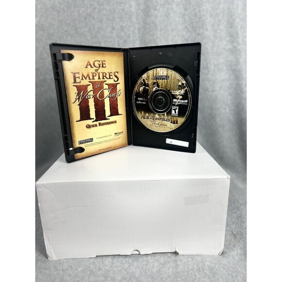 Age of Empires III War Chiefs 2006 PC Game Collectors Edition Microsoft Retro - Picture 6 of 15